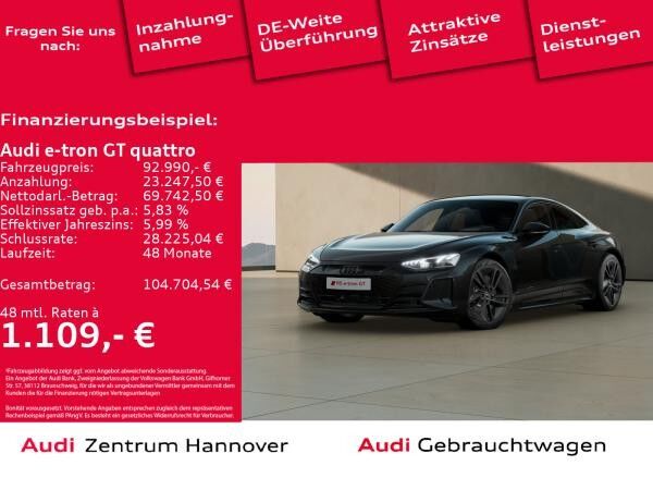 Audi e-tron GT RS quattro B&O Matrix Pano Memory