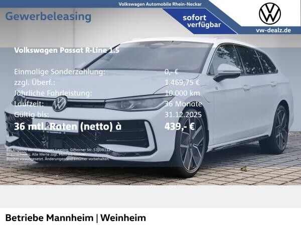 Volkswagen Passat R-Line 1.5 eHybrid OPF DSG LED Klima ALU