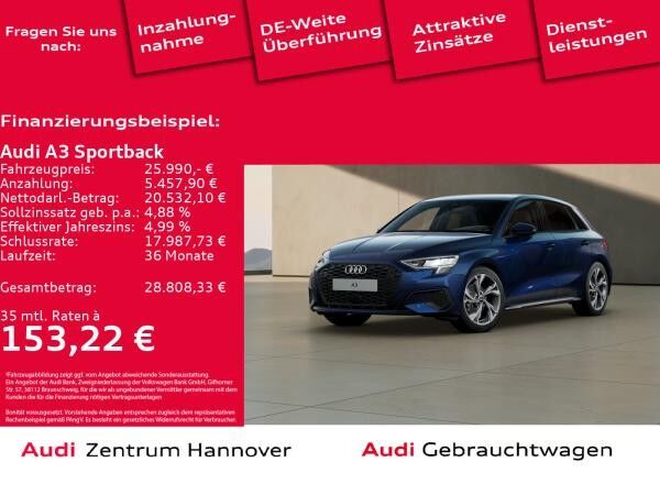 Audi A3 Sportback 35 TFSI B&O Leder Navi DAB