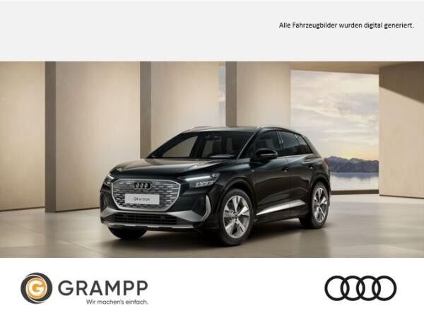Audi Q4 e-tron 45 210 kW S-Line 0,25% Versteuerung + NAVI + AHK + SHZ + SPORTSITZE + FERNLICHTASSISTENT +