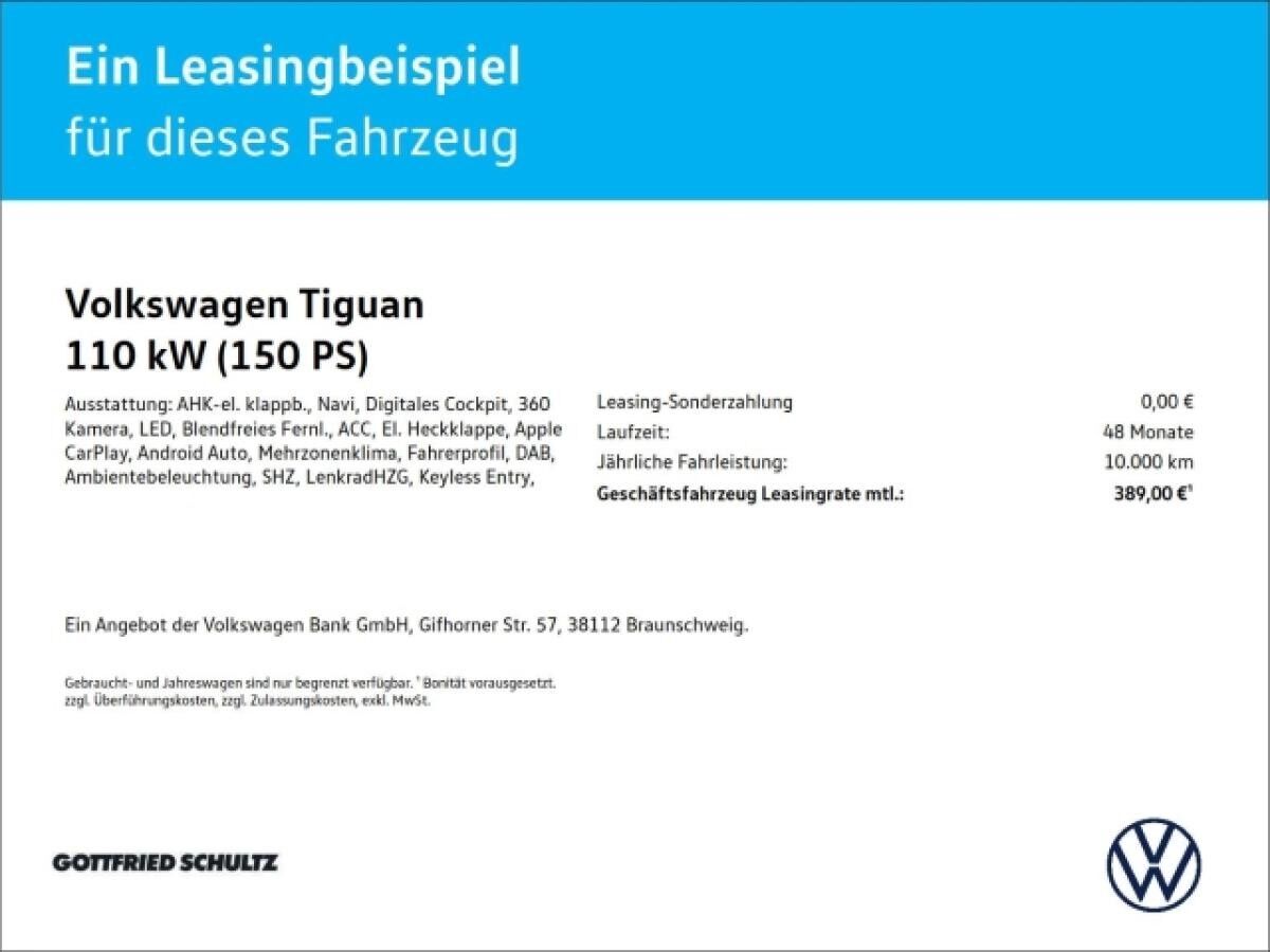 Volkswagen Tiguan ENERGY 1.5 eTSI (VW Mülheim)