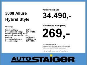 Peugeot 5008 Allure Hybrid GEWERBE 🔥 Christmas Knaller 🔥