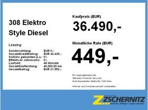 Peugeot 308 Elektro Style **Gewerbeknaller**