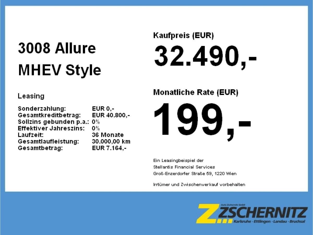 Peugeot 3008 Allure MHEV **Gewerbeknaller**