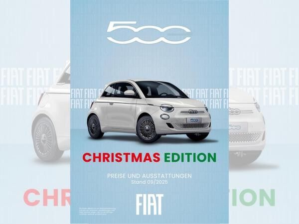 Fiat 500e CHRISTMAS EDITION - inkl. 3 oder 4 Jahre Garantie