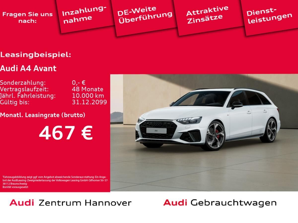 Audi A4 Avant S line Edition 40 TFSI Pano Matrix B&O AHK Navi