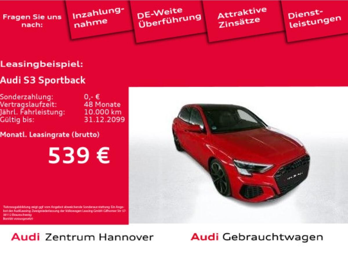 Audi S3 Sportback 2.0 TFSI quattro Pano Matrix B&O Navi