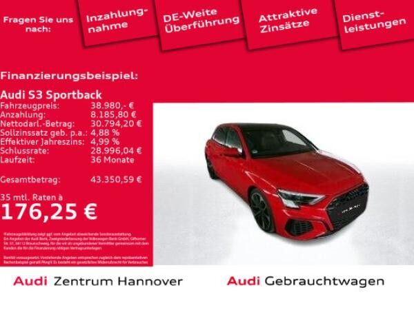Audi S3 Sportback 2.0 TFSI quattro Pano Matrix B&O Navi