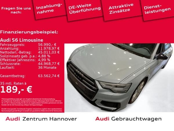Audi S6 Limousine 55 TDI quattro Pano Kamera Memory