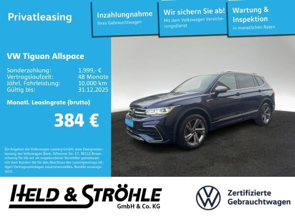 Volkswagen Tiguan Allspace R-Line 2.0 TDI 4M AHK PANO STHZ Volkswagen Tiguan Allspace R-Line 2.0 TDI 4M AHK PANO STHZ