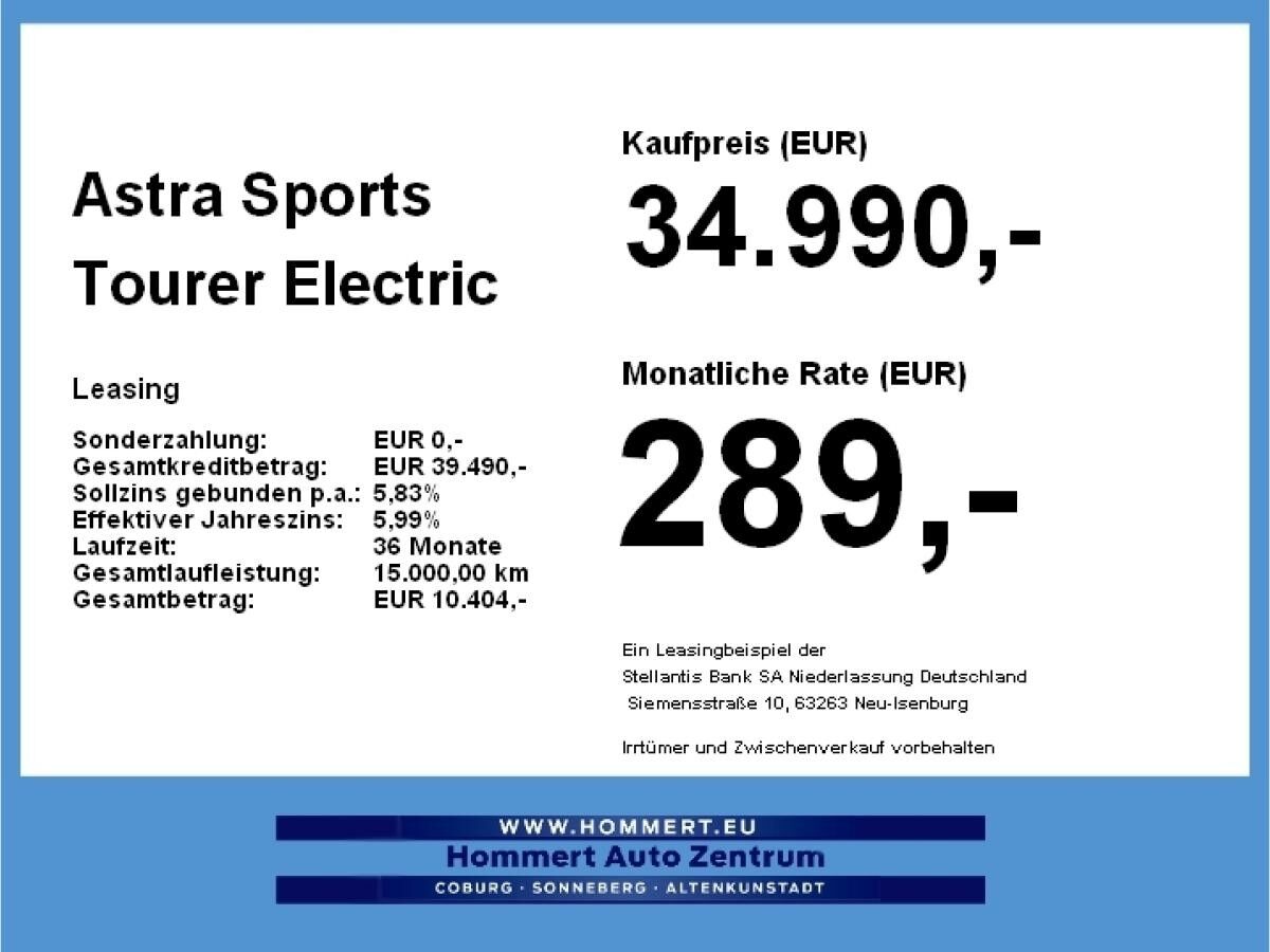 Opel Astra Sports Tourer Electric #-Elektro-Deal#