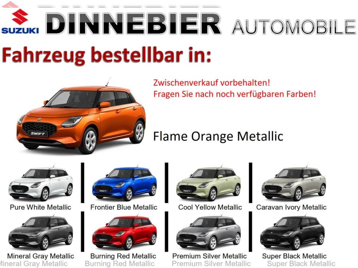 Suzuki Swift "Club" bei Bestellung bis zum 28.11.2025 !!!