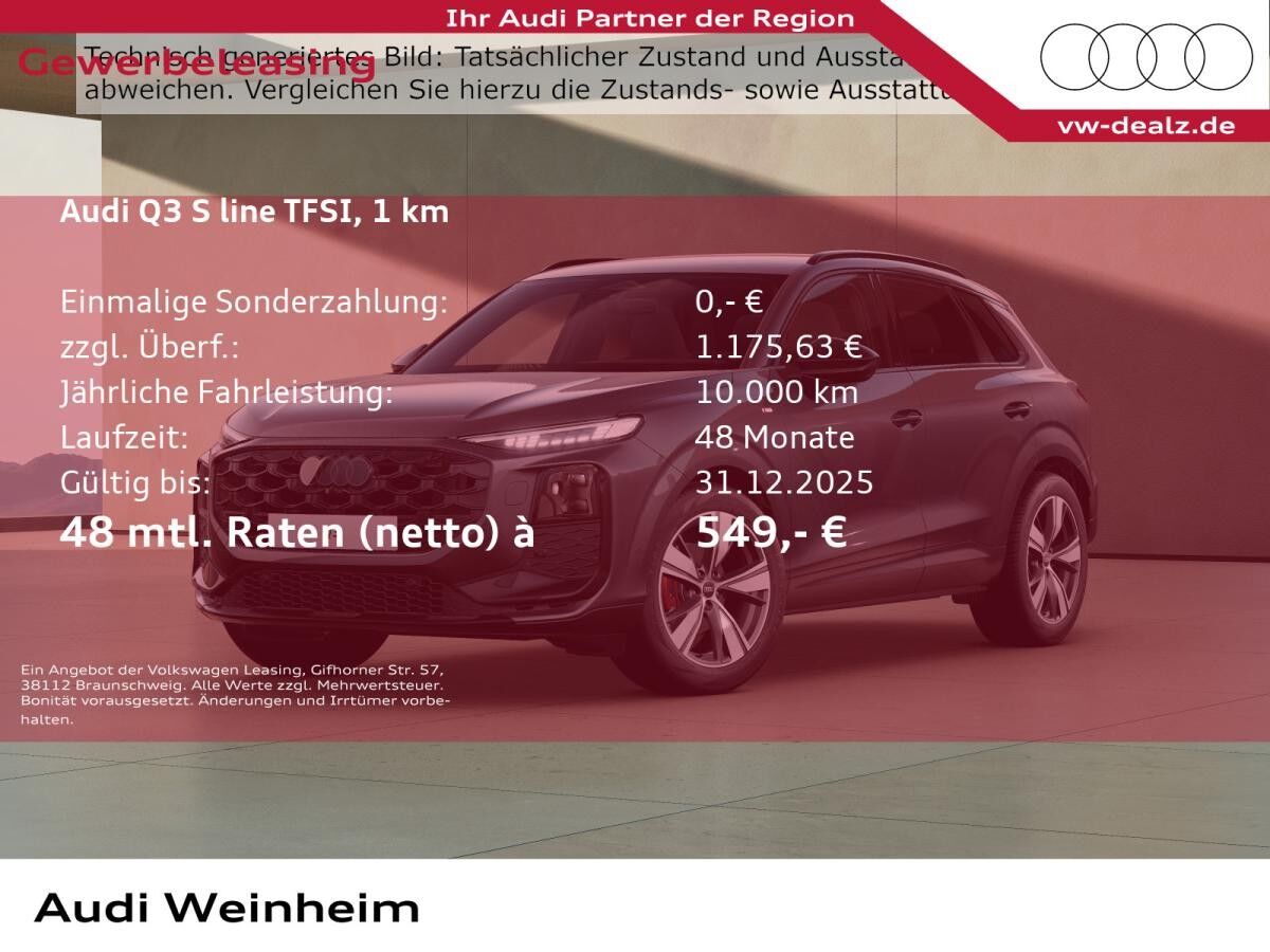 Audi Q3 SUV TFSI S tronic NAVI ALU 19" LED DAB