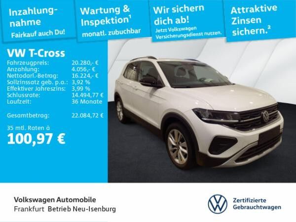 Volkswagen T-Cross 1.0 TSI Goal Nai LED DAB+ FrontAssist