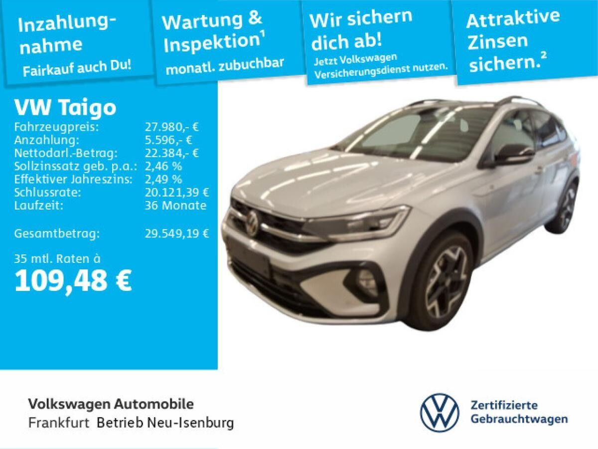 Volkswagen Taigo 1.5 TSI DSG R-Line Navi IQ.Light DAB+ FrontAssist