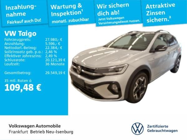 Volkswagen Taigo 1.5 TSI DSG R-Line Navi IQ.Light DAB+ FrontAssist