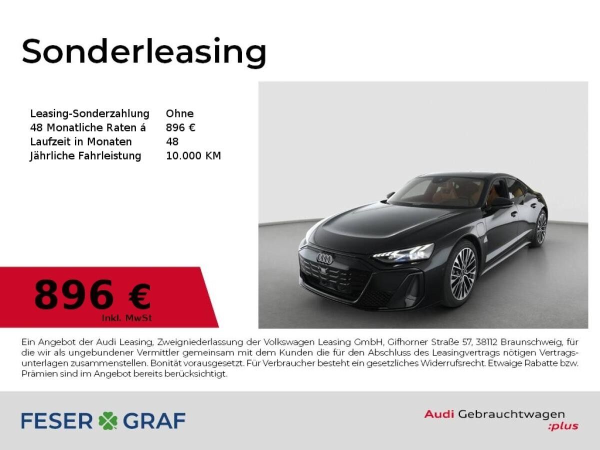 Audi e-tron GT S Laserlicht/Pano/HuD/Sitzbel+Mass/360