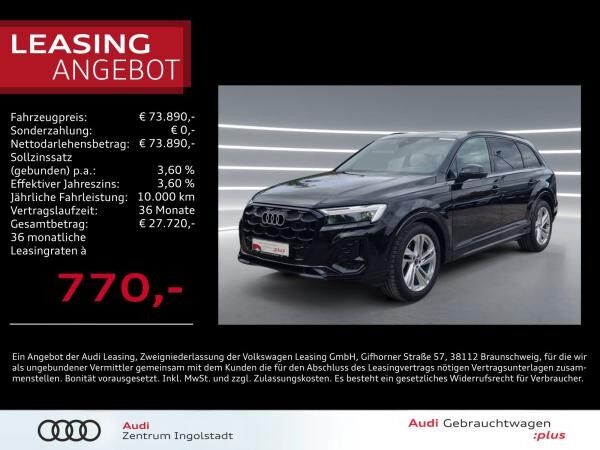 Audi Q7 50 TDI qu S line MATRIX Pano AHK Luft Allradl.