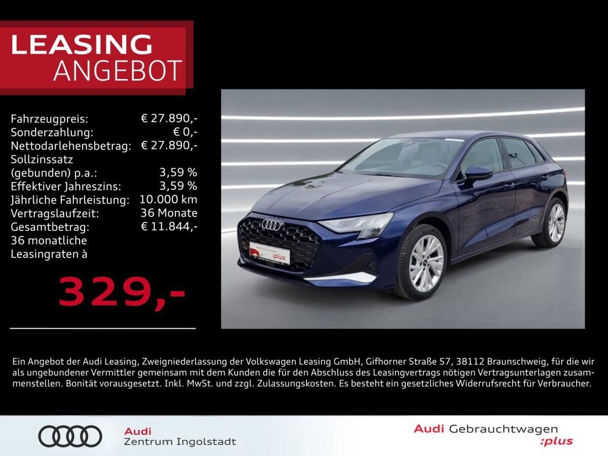 Audi A3 Sportback 30 TFSI ACC NAVI virtual Advanced