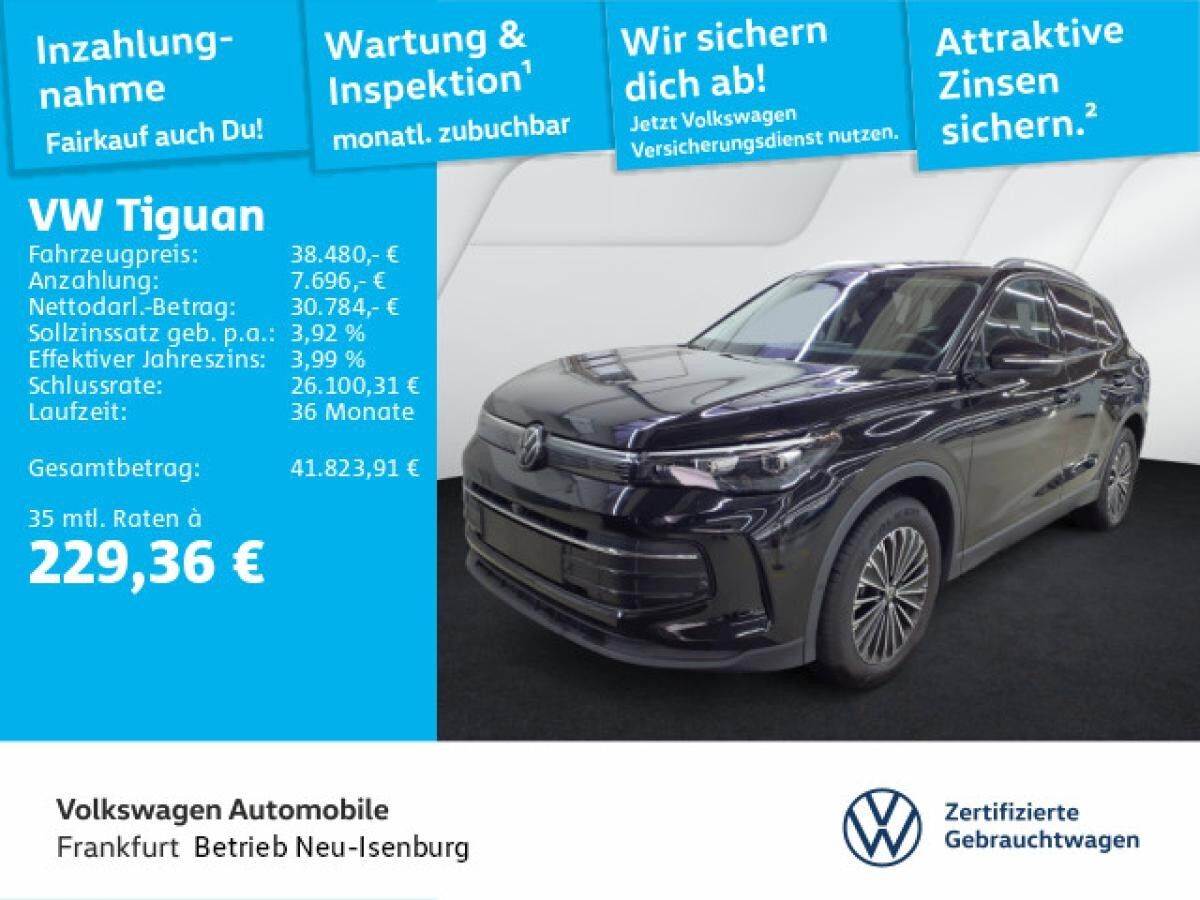 Volkswagen Tiguan 2.0 TDI DSG Goal Navi AHK Sprachassistent Sitzheizung DAB+