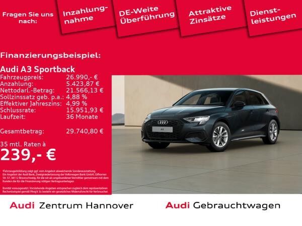 Audi A3 Sportback 35 TFSI ACC virtual Navi DAB