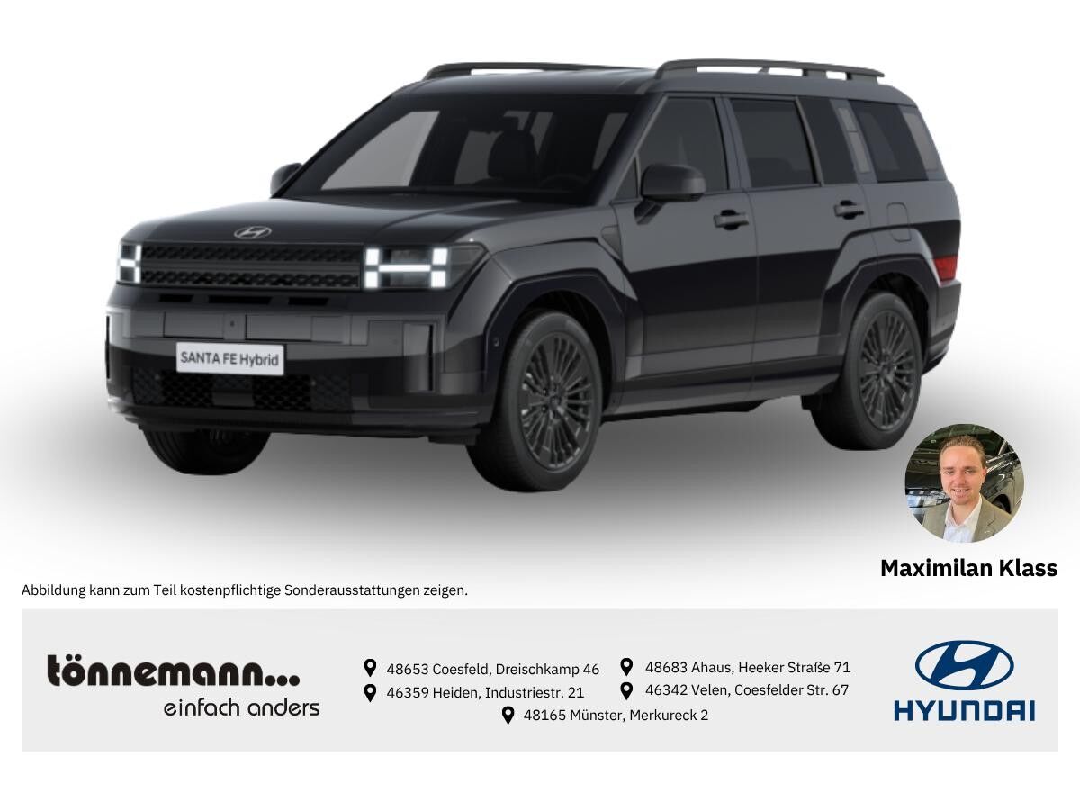 Hyundai SANTA FE 1.6 T-GDi ⚡PHEV⚡️ *BLACKLINE* ALLRAD+AHK MÖGLICH+VOLL-LEDER+5-SITZER🔥