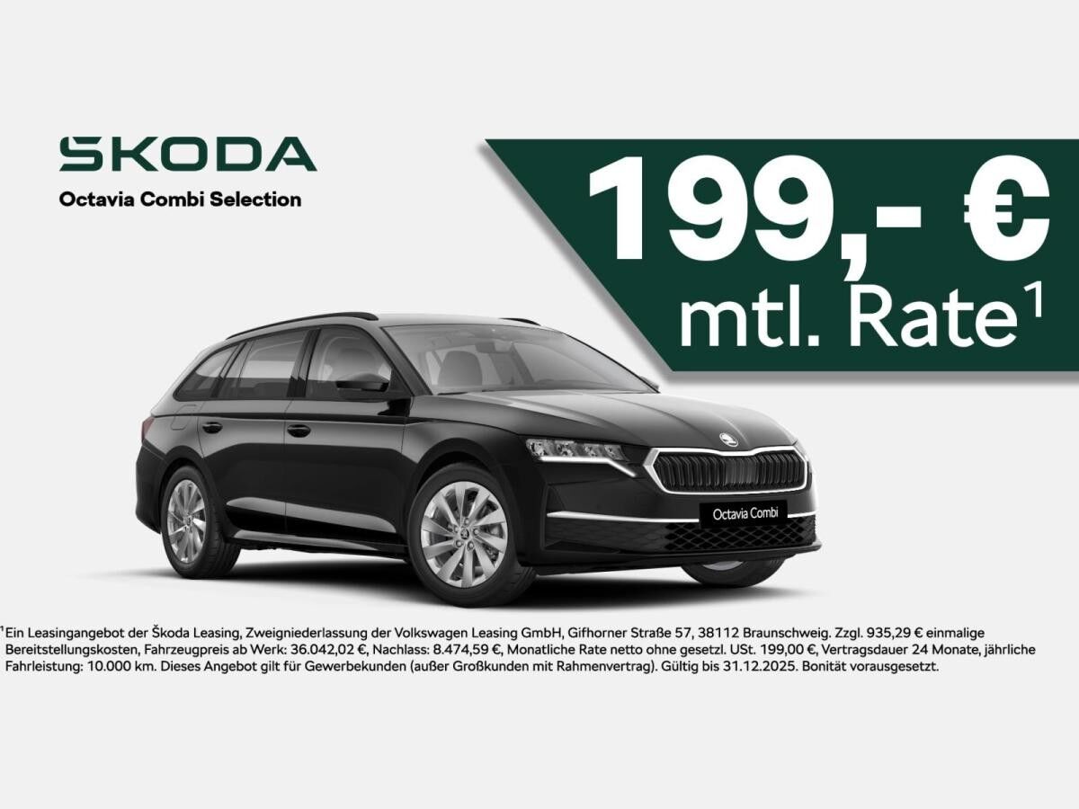 Skoda Octavia 2.0 TDI 110kW DSG Selection Combi