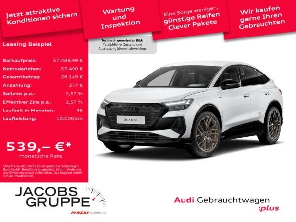 Audi Q4 e-tron Sportback 55 qu. 2xS line Edition/Matrix/360°/ACC/AHK/21Zoll Audi Q4 e-tron Sportback 55 qu. 2xS line Edition/Matrix/360°/ACC/AHK/21Zoll