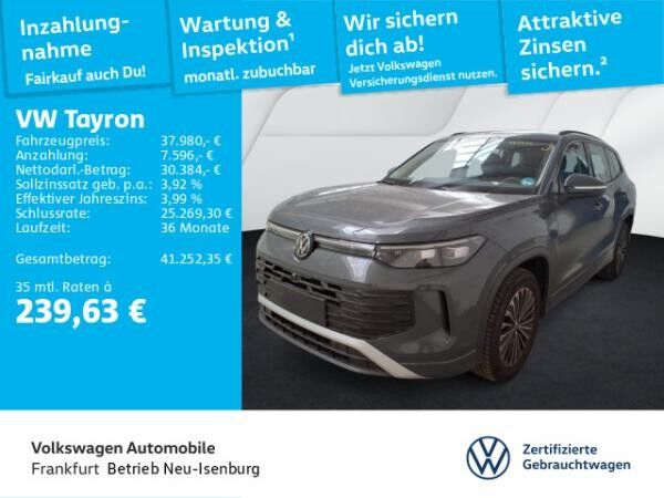 Volkswagen Tayron 1.5 eTSI DSG Life Navi AHK IQ.LIGHT - HD-Matrix-Scheinwerfer Sprachassistent Sitzheizung
