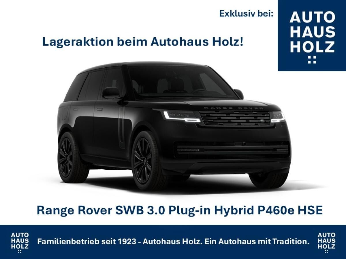 Land Rover Range Rover P460e HSE - LAGERAKTION - 22ZOLL BLACK - AHK - MASSAGE -  CLEAR SIGHT