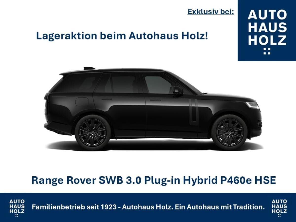 Land Rover Range Rover P460e HSE - LAGERAKTION - 22ZOLL BLACK - AHK - MASSAGE -  CLEAR SIGHT