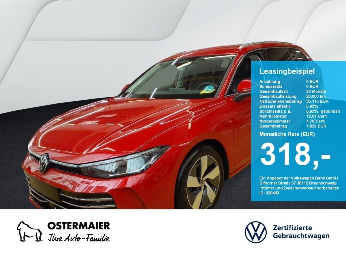 Volkswagen Passat Variant ELEGANCE 2.0TDI DSG ACC.AHK.AREA-VIEW.NAVI+VC.LED.APP-C.LKRD-HZG.SHZ