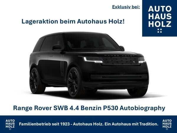 Land Rover Range Rover SEB P530 AUTOBIOGRAPHY - STANDHEIZ - 23 ZOLL BLACK - AHK - SHADOW-PACKET