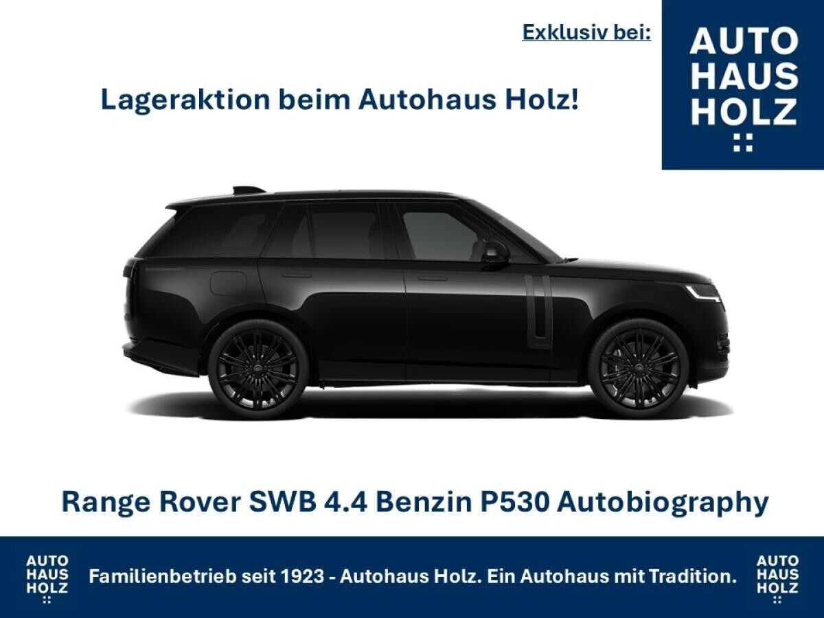 Land Rover Range Rover SEB P530 AUTOBIOGRAPHY - STANDHEIZ - 23 ZOLL BLACK - AHK - SHADOW-PACKET