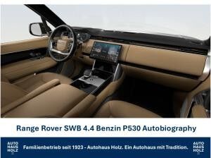 Land Rover Range Rover SWB P530 AUTOBIOGRAPHY - STANDHEIZ - 23 ZOLL BLACK - AHK - SHADOW-PACKET
