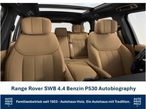 Land Rover Range Rover SWB P530 AUTOBIOGRAPHY - STANDHEIZ - 23 ZOLL BLACK - AHK - SHADOW-PACKET