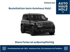 Land Rover Defender FACELIFT NEUWAGENAKTION 90er! 19ZOLL SCHWARZ - SCHWARZ PAKET - 360 KAMERA - SHZ - RESERVESPERRE - AB