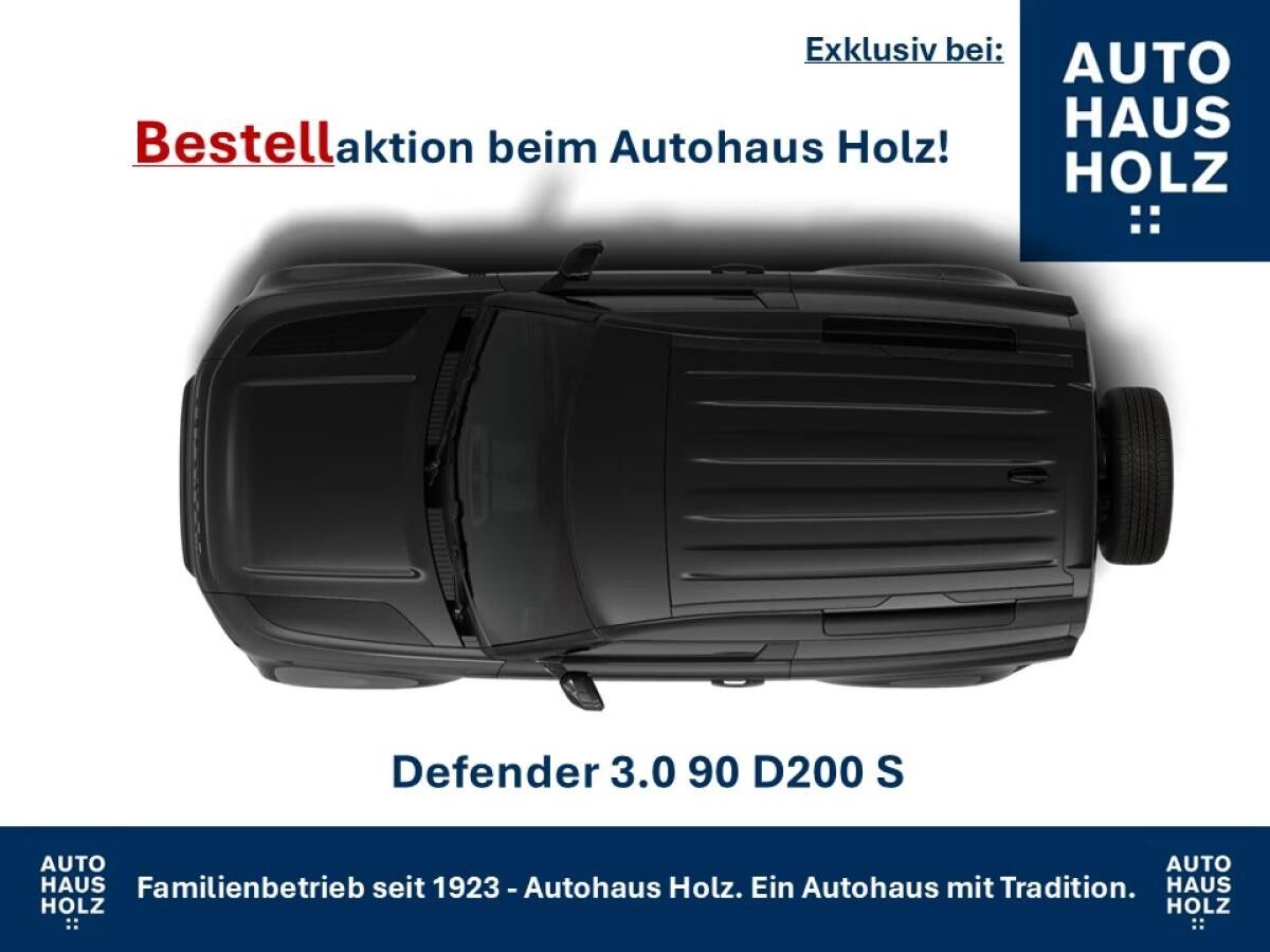 Land Rover Defender FACELIFT NEUWAGENAKTION 90er! 19ZOLL SCHWARZ - SCHWARZ PAKET - 360 KAMERA - SHZ - RESERVESPERRE - AB