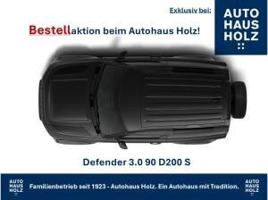 Land Rover Defender FACELIFT NEUWAGENAKTION 90er! 19ZOLL SCHWARZ - SCHWARZ PAKET - 360 KAMERA - SHZ - RESERVESPERRE - AB