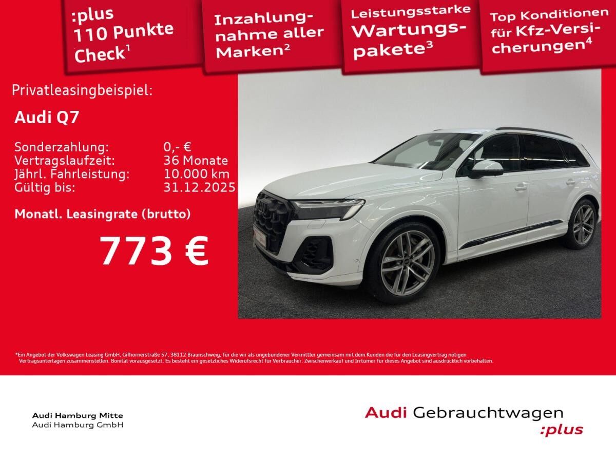 Audi Q7 55 TFSI e S line quattro tiptronic AHK Luftfed. Matrix