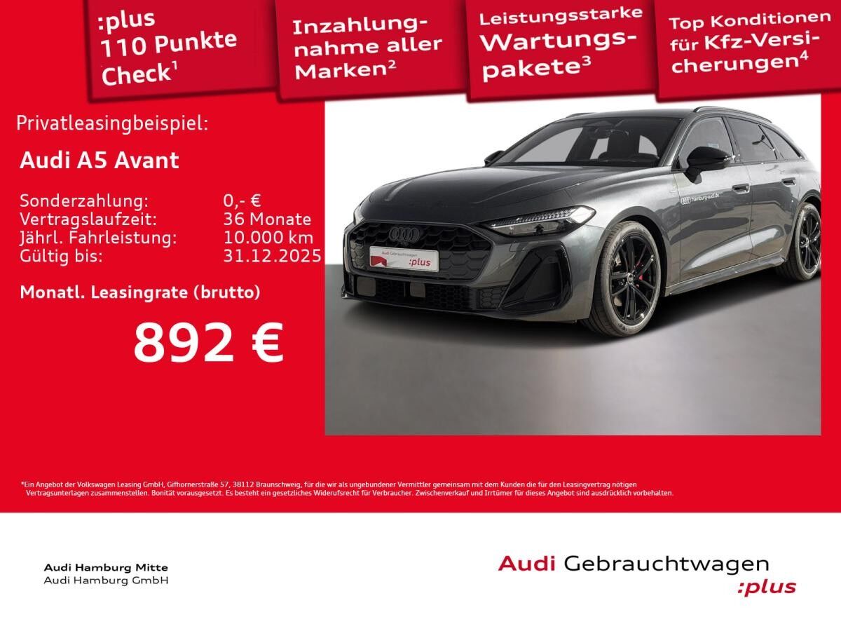 Audi A5 Avant TFSI quattro S tronic S line Pano B&O