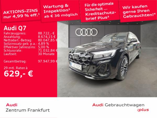Audi Q7 50 TDI quattro tiptronic S line 7Sitzer Laser Massage B&O