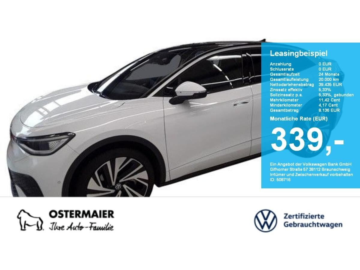Volkswagen ID.5 PRO NP.71T ACC.5J-G.WÄRMEPUMPE.AHK.AREA-VIEW.NAVI.HUD.HARMAN.LED