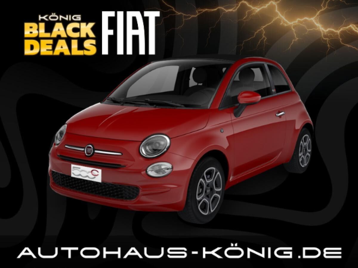 Fiat 500C Cabrio | König Black Deals 2025 🖤 | Ohne Bereitstellungskosten ❗️