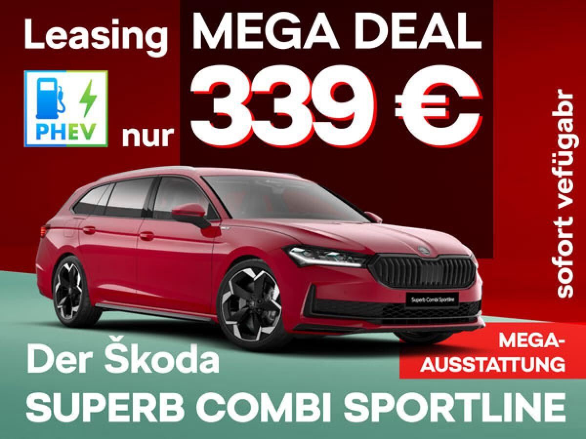Skoda Superb "MEGA DEAL" # Plug-In-Hybrid # 0,5% Verst. # Sportline # Fast voll 😊 # SOFORT VERÜGBAR #