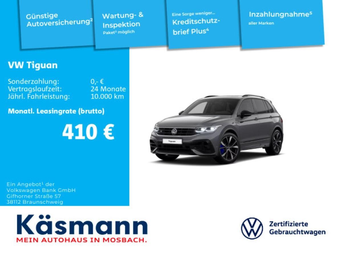 Volkswagen Tiguan R 2.0TSI 4Motion 320PS PANO BLACKSTYLE LEDER + WINTERRÄDER
