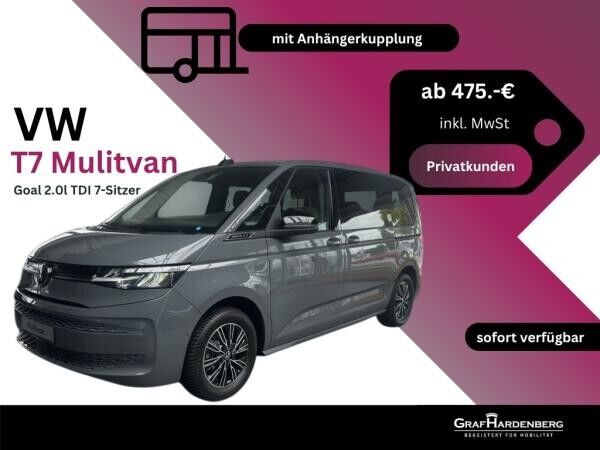 Volkswagen T7 Multivan Goal 2.0 TDI *sofort verfügbare Fahrzeuge 6/6*