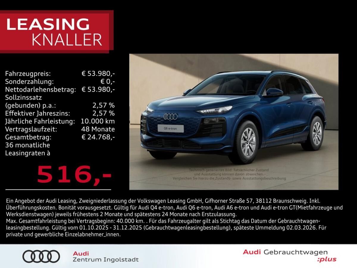 Audi Q6 e-tron TECH LED+ PANO KAM. ACC