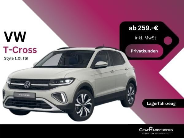 Volkswagen T-Cross Style 1.0l TSI *sofort verfügbares Fahrzeug*
