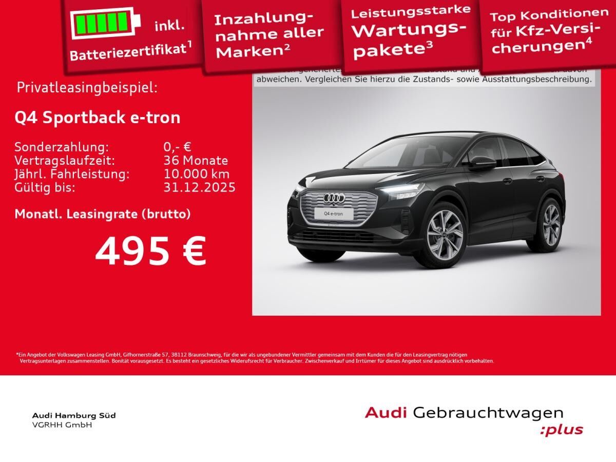 Audi Q4 e-tron Q4 Sportback 45 e-tron 2xS LINE/ACC/W-PUMPE/AHK
